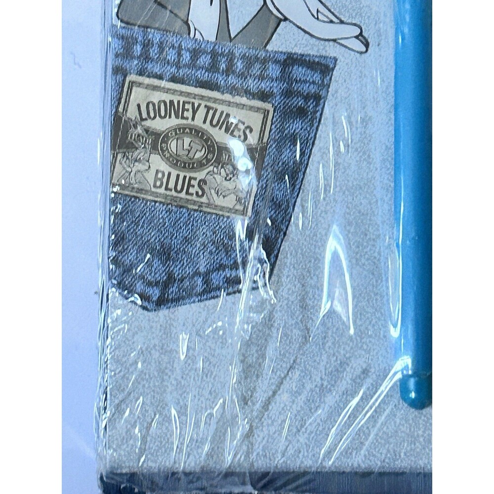 Vintage 1996 Looney Tunes Wooden Plaque Magnetic Note Pad Bugs Bunny Graphomania - Picture 7 of 14